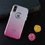 Wholesale iPhone X (Ten) 360 Gradient Armor Hybrid Case (Hot Pink)